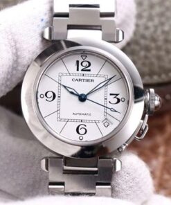 Replica V9 Factory Cartier Pasha W31074M7 White Dial - Buy Replica Watches