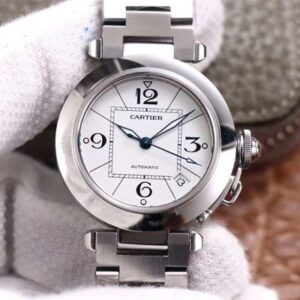 Replica V9 Factory Cartier Pasha W31074M7 White Dial - Buy Replica Watches