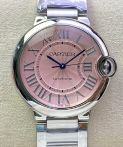 Replica 3K Factory Ballon Bleu De Cartier 36MM WSBB0007 Pink Dial - Buy Replica Watches