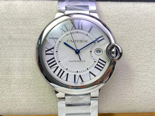 Replica 3K Factory Ballon Bleu De Cartier 42MM W69012Z4 White Dial - Buy Replica Watches