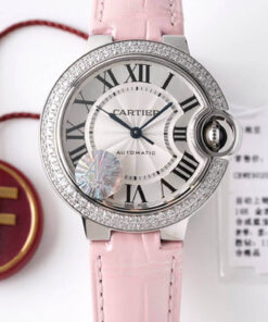Replica AF Factory Ballon Bleu De Cartier 33MM WE902067 Silver Dial - Buy Replica Watches
