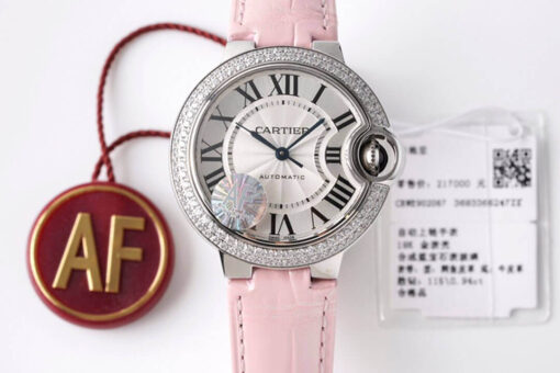 Replica AF Factory Ballon Bleu De Cartier 33MM WE902067 Silver Dial - Buy Replica Watches