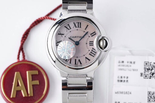 Replica AF Factory Ballon Bleu De Cartier 28MM Mother-Of-Pearl Dial - Buy Replica Watches