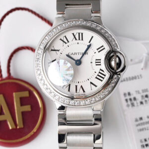 Replica AF Factory Ballon Bleu De Cartier 28MM W4BB0015 White Dial - Buy Replica Watches