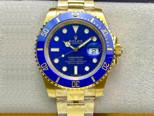 Replica VS Factory Rolex Submariner M116618LB-0003 Blue Dial - Buy Replica Watches