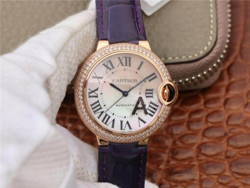 Replica V6 Factory Ballon Bleu De Cartier WE902066 V4 Rose Gold - Buy Replica Watches