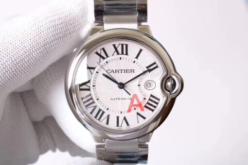 Replica V6 Factory Ballon Bleu De Cartier W69012Z4 Silver Dial - Buy Replica Watches