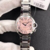 Replica V6 Factory Ballon Bleu De Cartier 33MM W6920041 Pink Dial - Buy Replica Watches