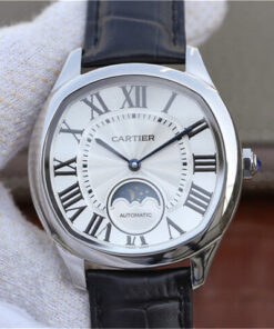 Replica Drive De Cartier Moonphase WSNM0008 Stainless Steel - Buy Replica Watches