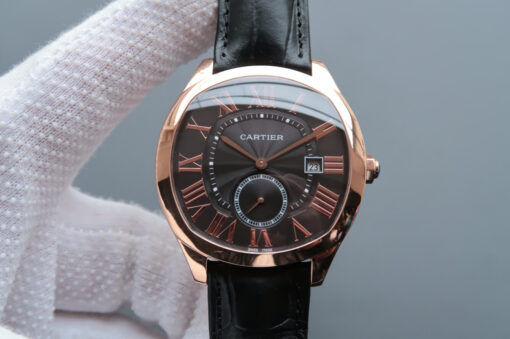 Replica V6 Factory Drive De Cartier WGNM0004 Rose Gold - Buy Replica Watches