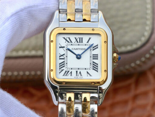 Replica 8848 Factory Panthere De Cartier W2PN0007 27MM White Dial - Buy Replica Watches