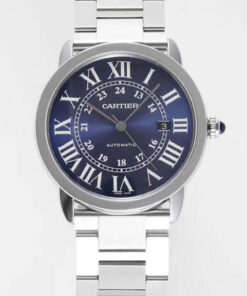 Replica AF Factory RONDE DE CARTIER WSRN0023 Blue Dial - Buy Replica Watches