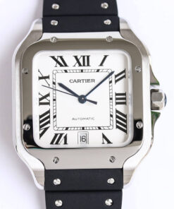 Replica GF Factory Cartier Santos WSSA0018 V2 Rubber Strap - Buy Replica Watches