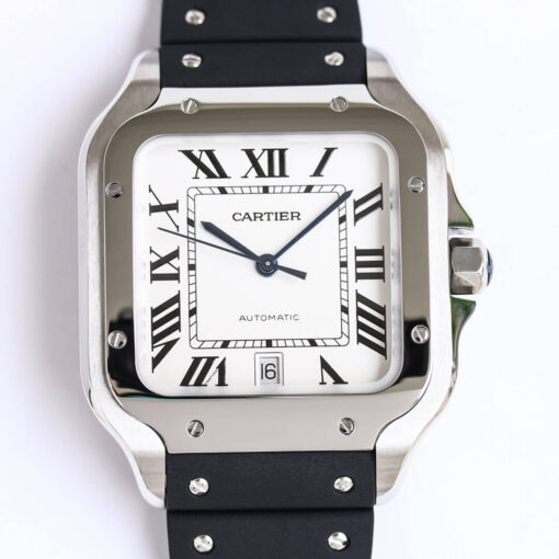 Replica GF Factory Cartier Santos WSSA0018 V2 Rubber Strap - Buy Replica Watches