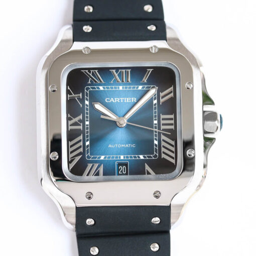 Replica GF Factory Cartier Santos WSSA0030 V2 Rubber Strap - Buy Replica Watches