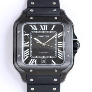 Replica GF Factory Cartier Santos WSSA0039 V2 Rubber Strap - Buy Replica Watches