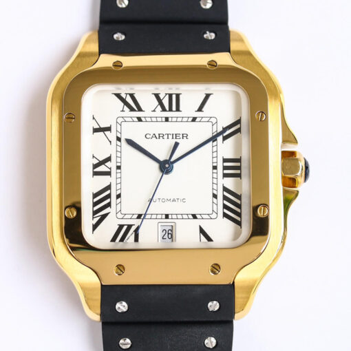 Replica GF Factory Cartier Santos WGSA0009 V2 Yellow Gold - Buy Replica Watches