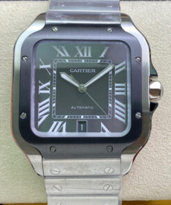 Replica GF Factory Cartier Santos WSSA0037 V2 Gray Dial - Buy Replica Watches