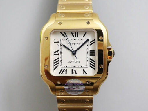Replica BV Factory Cartier De Santos W20112Y1 White Dial - Buy Replica Watches
