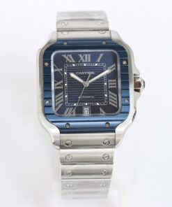 Replica GF Factory Cartier Santos Blue Bezel - Buy Replica Watches