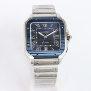 Replica GF Factory Cartier Santos Blue Bezel - Buy Replica Watches