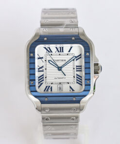 Replica GF Factory Cartier Santos Stainless Steel Strap - Buy Replica Watches