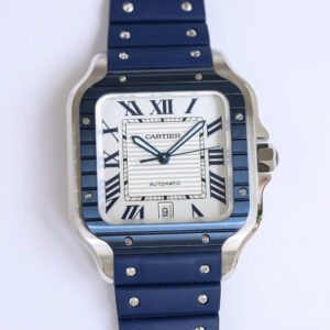 Replica GF Factory Cartier Santos Rubber Strap - Buy Replica Watches