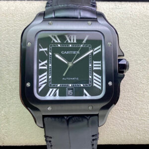 Replica GF Factory Cartier Santos WSSA0039 Black Dial - Buy Replica Watches