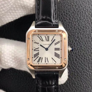 Replica Cartier Santos W2SA0012 Rose Gold Cowhide Strap - Buy Replica Watches