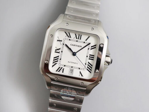Replica BV Factory Cartier Santos WSSA0009 White Dial - Buy Replica Watches