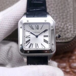 Replica F1 Factory Cartier Santos Dumont WSSA0032 Silver Dial - Buy Replica Watches
