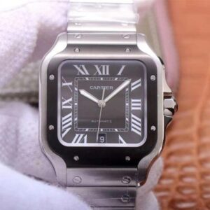 Replica V6 Factory Cartier Santos de WSSA0037 Gray Dial - Buy Replica Watches