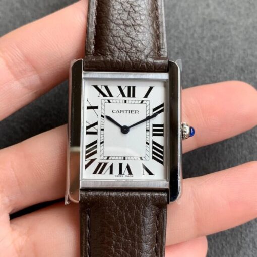 Replica K11 Factory Cartier Tank WSTA0030 White Dial - Buy Replica Watches