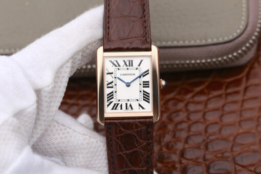 Replica K11 Factory Cartier Tank W5200025 Rose Gold - Buy Replica Watches