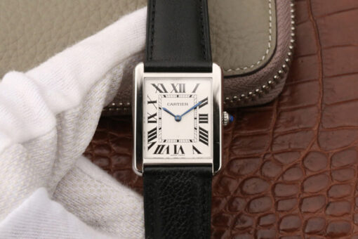 Replica K11 Factory Cartier Tank WSTA0028 White Dial - Buy Replica Watches