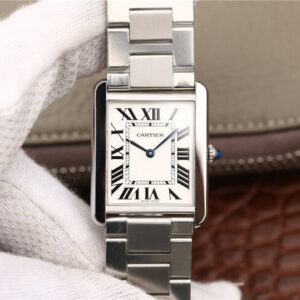 Replica K11 Factory Cartier Tank W5200013 Stainless Steel - Buy Replica Watches