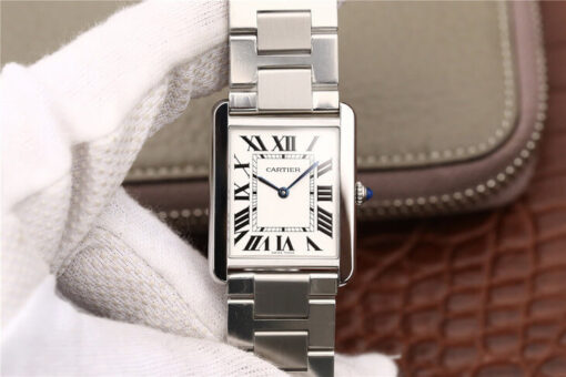 Replica K11 Factory Cartier Tank W5200013 Stainless Steel - Buy Replica Watches