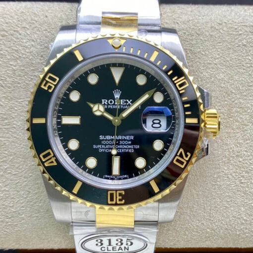 Replica Clean Factory Rolex Submariner 116613-LN-97203 V4 Black Bezel - Buy Replica Watches