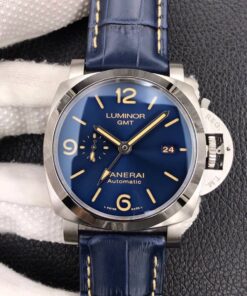 Replica VS Factory Panerai Luminor GMT PAM01033 Dark Blue Dial - Buy Replica Watches