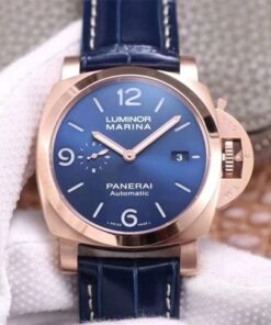 Replica VS Factory Panerai Luminor Marina Goldtech PAM01112 Blue Dial - Buy Replica Watches