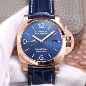 Replica VS Factory Panerai Luminor Marina Goldtech PAM01112 Blue Dial - Buy Replica Watches