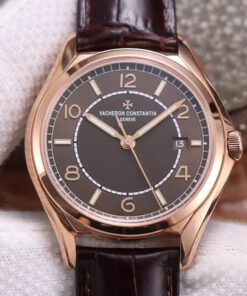 Replica ZF Factory Vacheron Constantin Fiftysix 4600E/000R-B576 Rose Gold - Buy Replica Watches