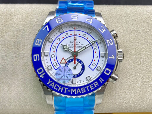 Replica JF Factory Rolex Yacht-Master M116680-0002 White Dial - Buy Replica Watches