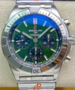 Replica GF Factory Breitling Chronomat AB01343A1L1A1 Green Dial - Buy Replica Watches