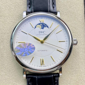 Replica MKS Factory IWC Portofino Moon Phase IW459401 White Dial - Buy Replica Watches