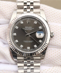 Replica EW Factory Rolex Datejust M126334-0006 Grey Dial - Buy Replica Watches