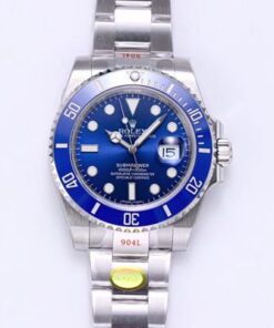 Replica Noob Factory Rolex Submariner 116619LB-97209 V10 Blue Dial - Buy Replica Watches