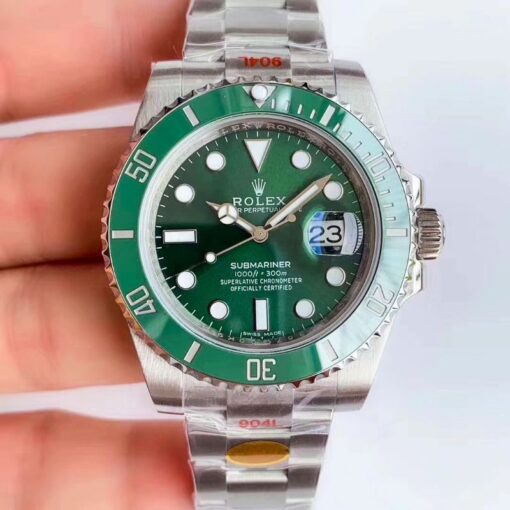 Replica Noob Factory Rolex Submariner 116610LN-97200 V10 Green Dial - Buy Replica Watches