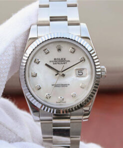 Replica EW Factory Rolex Datejust M126334-0019 White Mother-Of-Pearl Dial - Buy Replica Watches