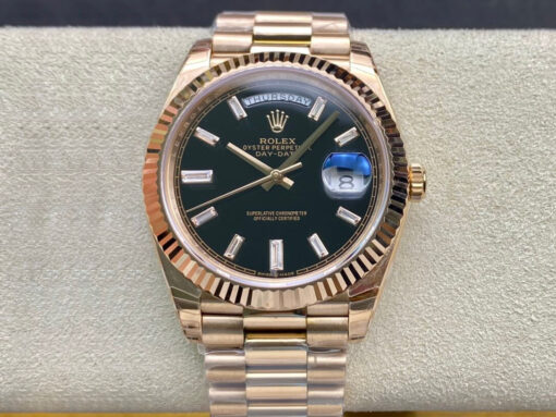 Replica EW Factory Rolex Day Date 228238a V2 Black Dial - Buy Replica Watches